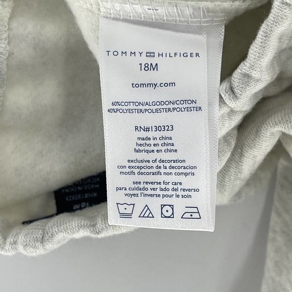 Tommy Hilfiger Heathered Jogger Sweatpants Sz 18M - Picture 6 of 6